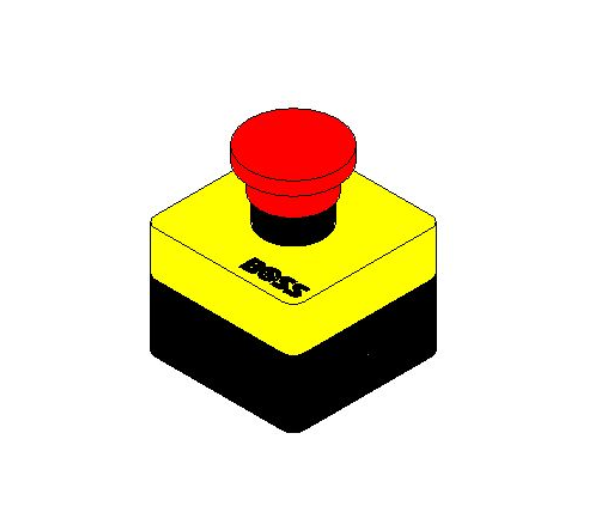 bimstore 3D image of BOSS Panic Button Switch - SCPB