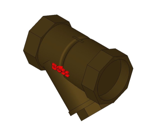 bimstore 3D image of BOSS Strainer - 46W
