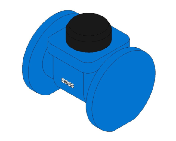 bimstore 3D image of the Woltmann Water Meter - 38CMWF from Boss