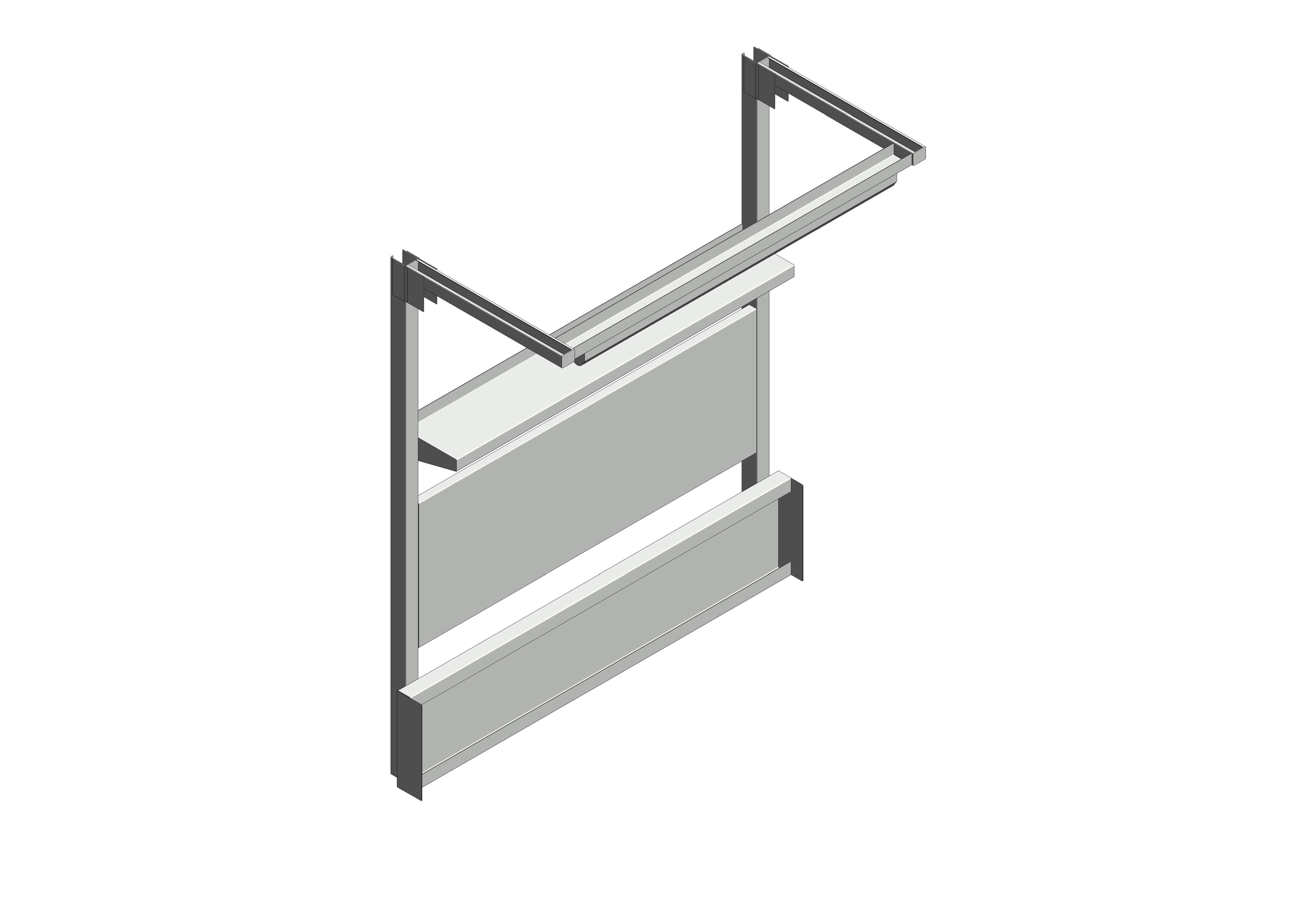 bimstore 3D image of the Cubio Bench OH Kit 15-01 from Bott