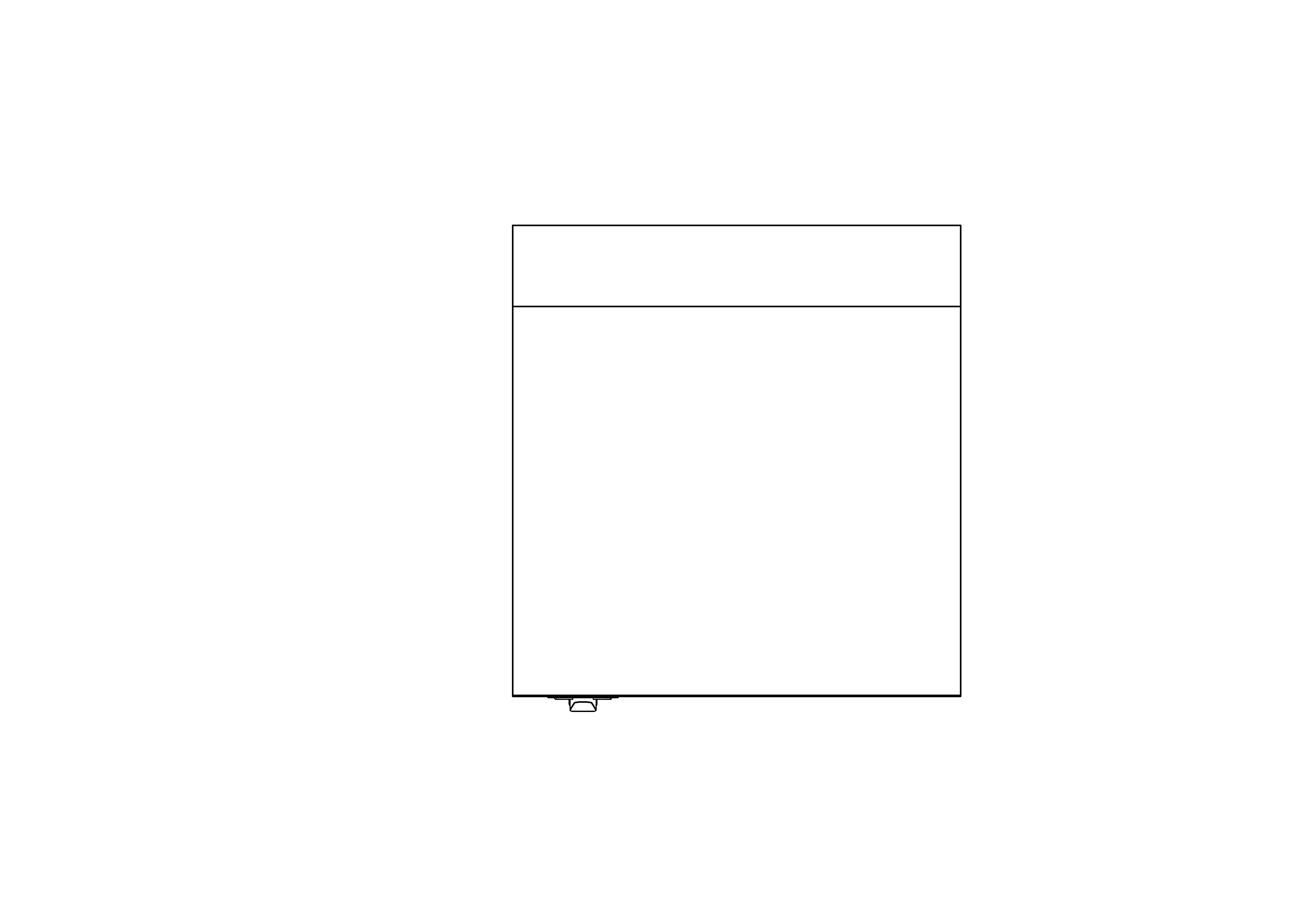 bimstore plan image of the Verso Economy Lectern With Backpanel from Bott