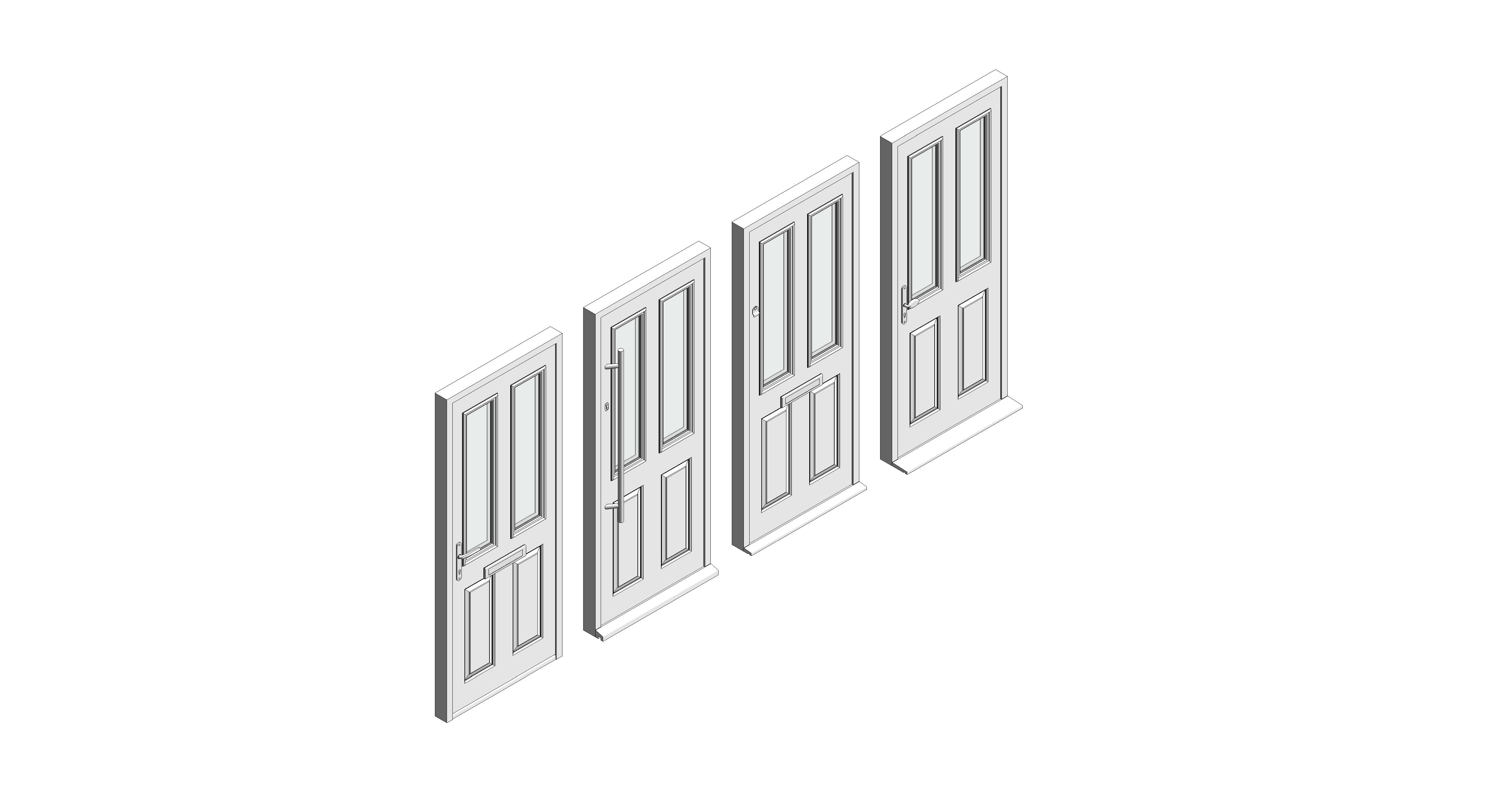 bimstore 3D all image of Bowater - Composite Door – Bede