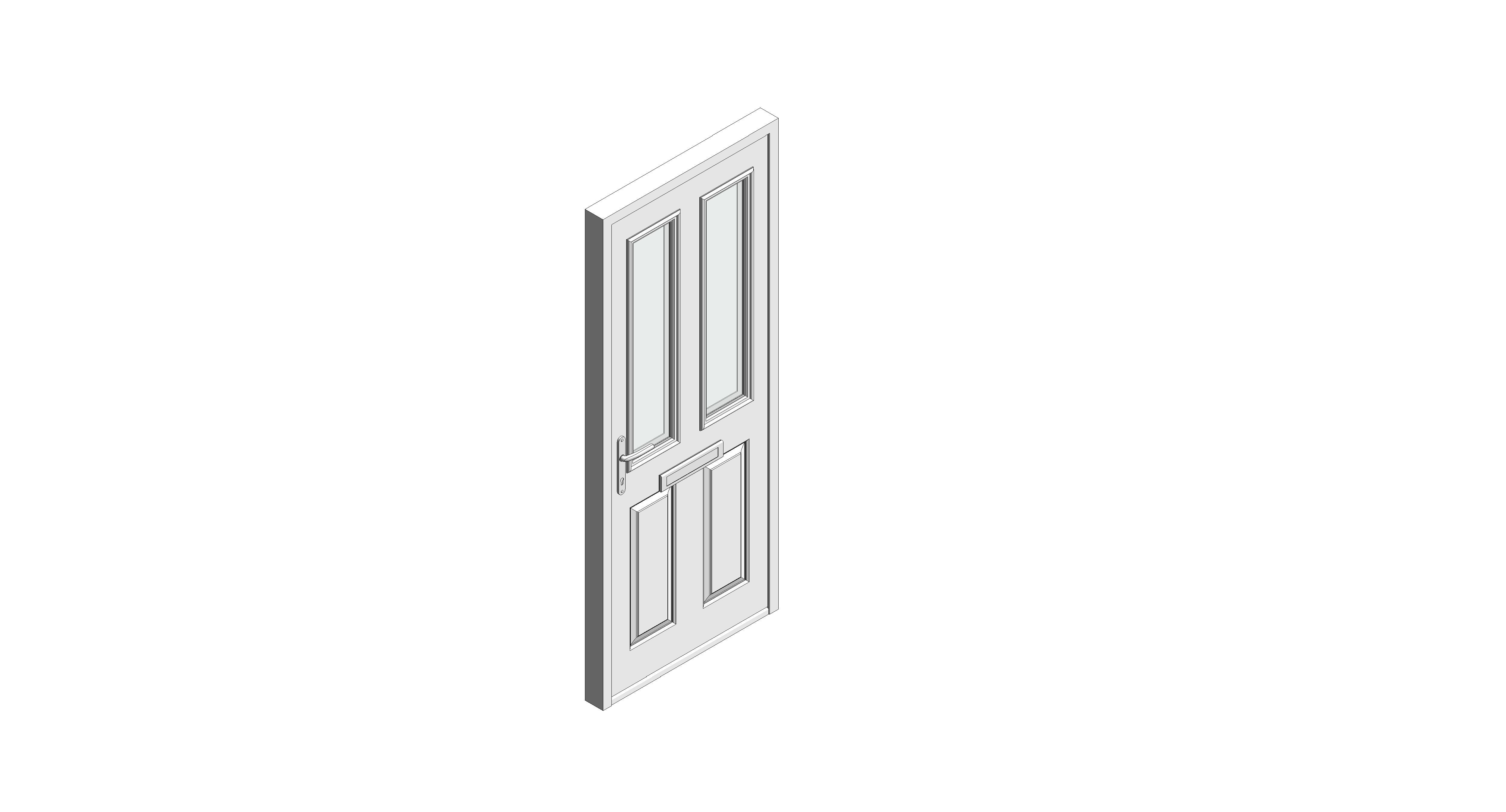 bimstore 3D image of Bowater - Composite Door – Bede