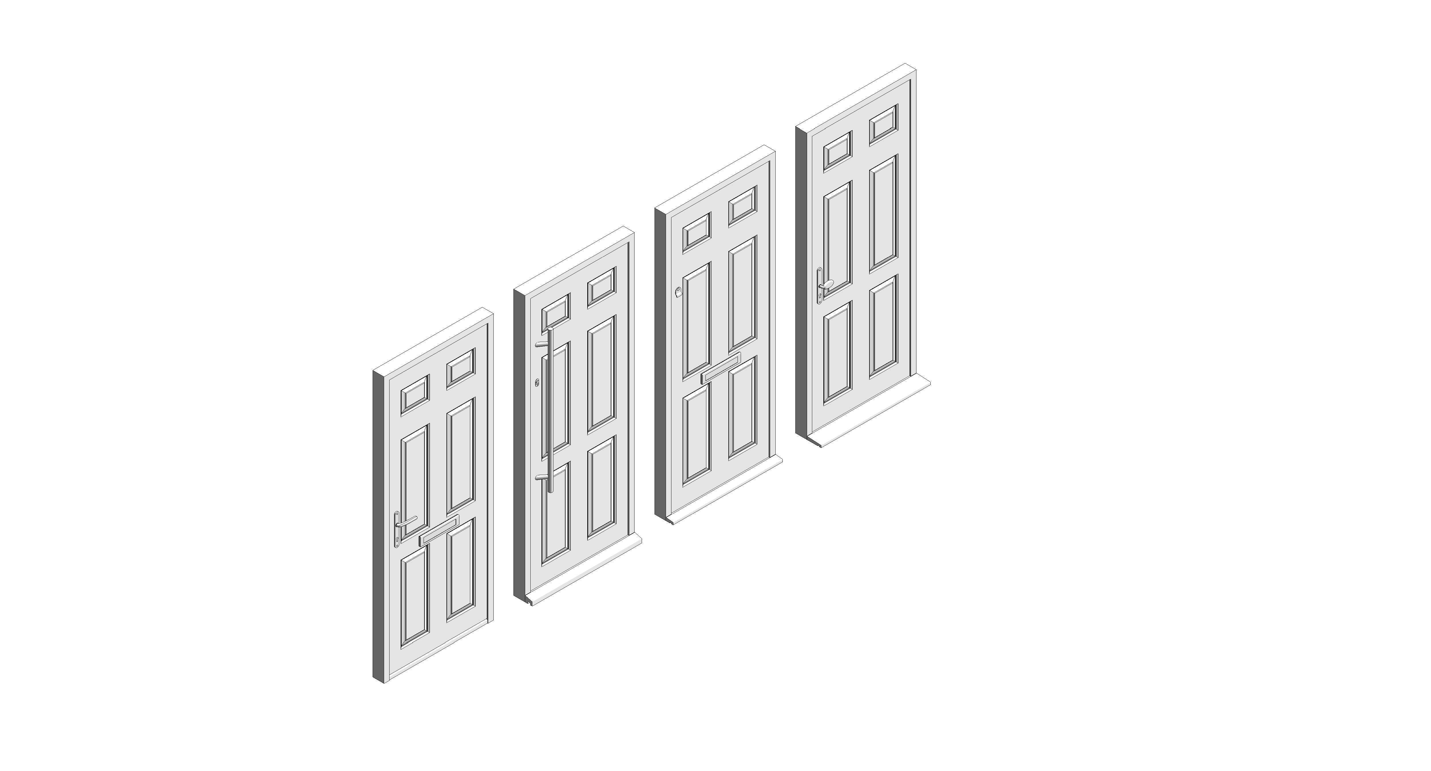 bimstore 3D all image of Bowater - Composite Door – Cuthbert