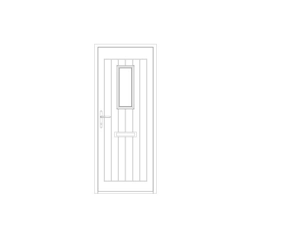 bimstore front image of Bowater - Composite Door – Maple