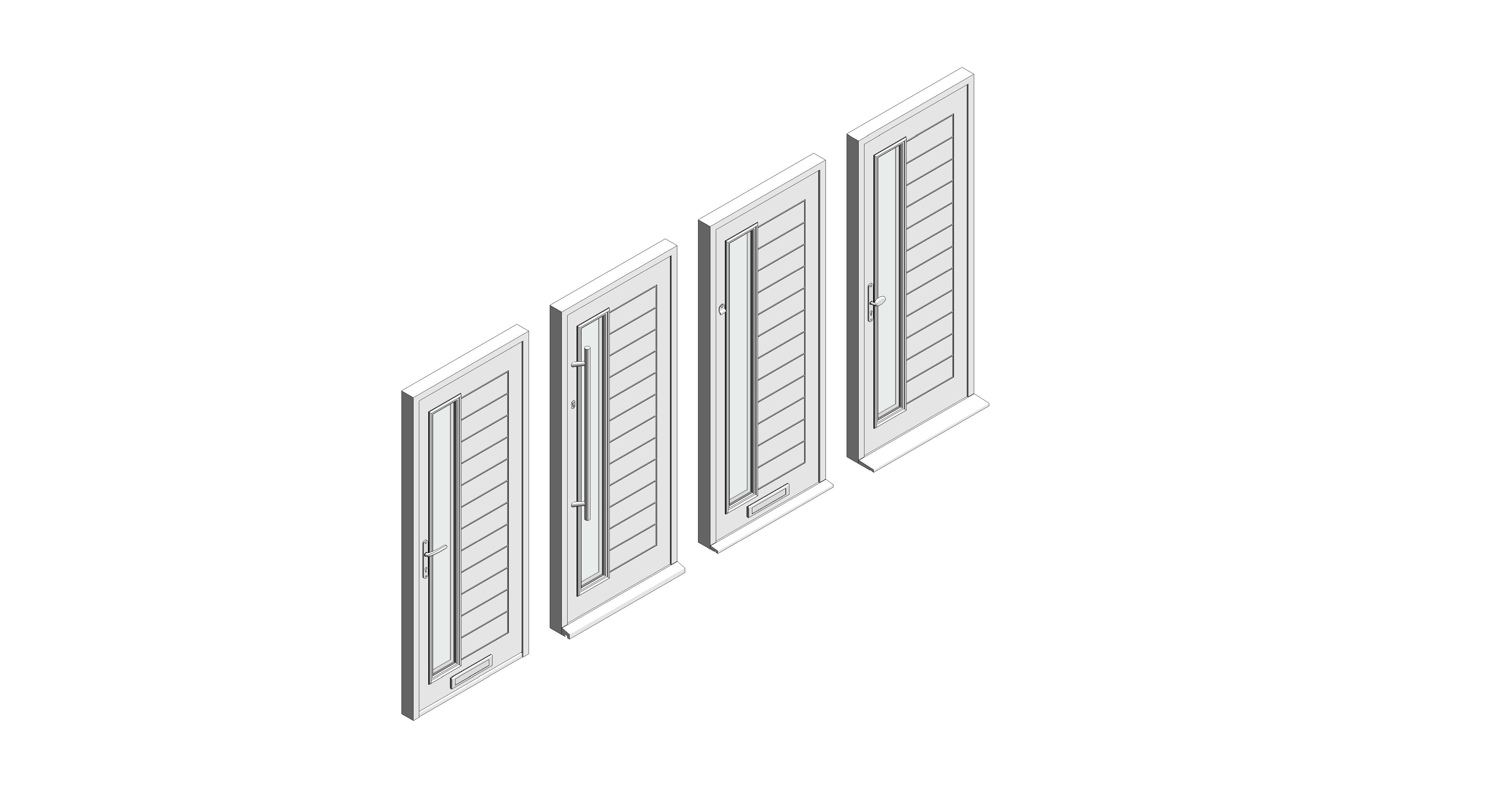 bimstore 3D all image of Bowater - Composite Door – Talbot