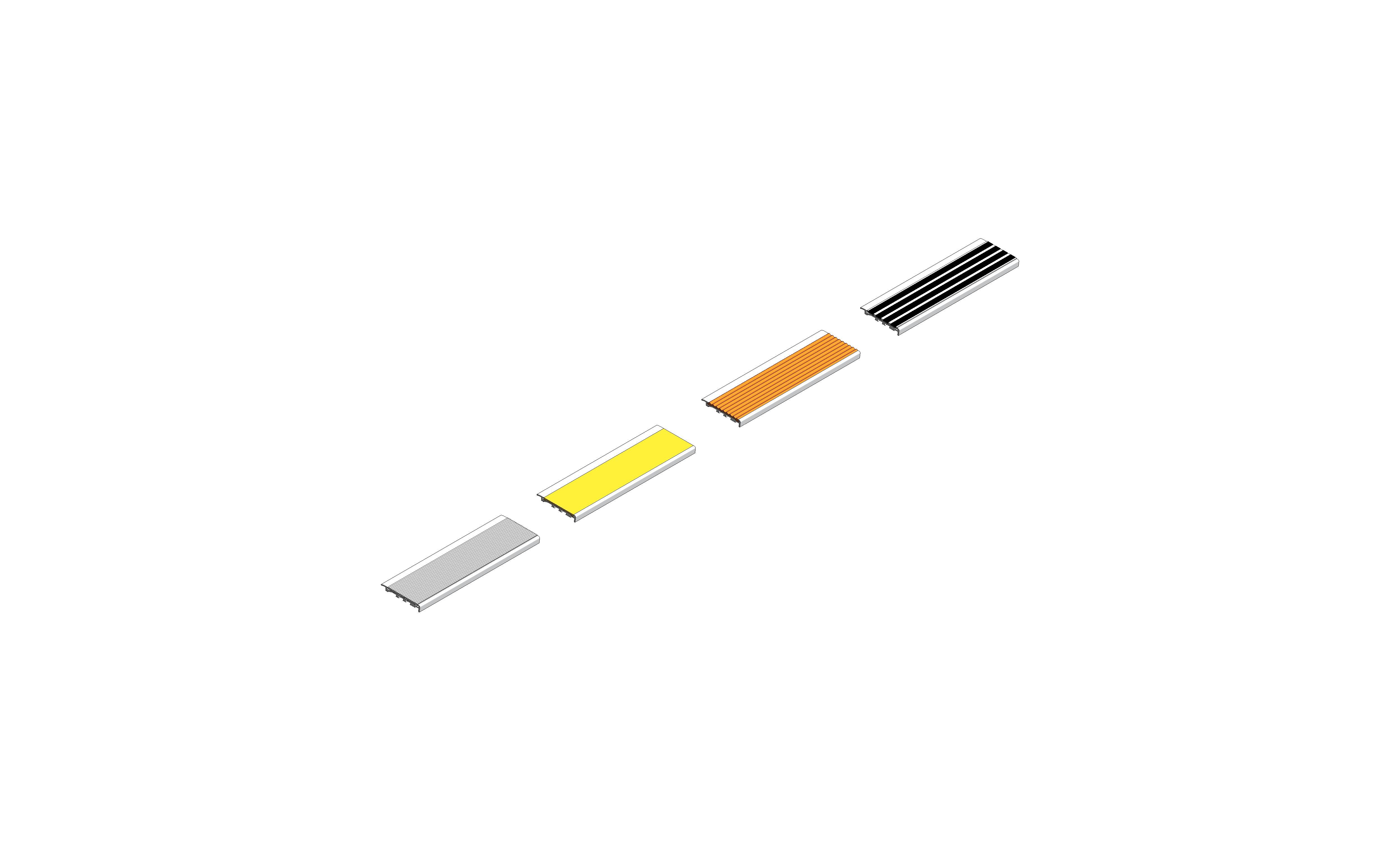 Image of Aluminium Stair Nosing - 106 & 406