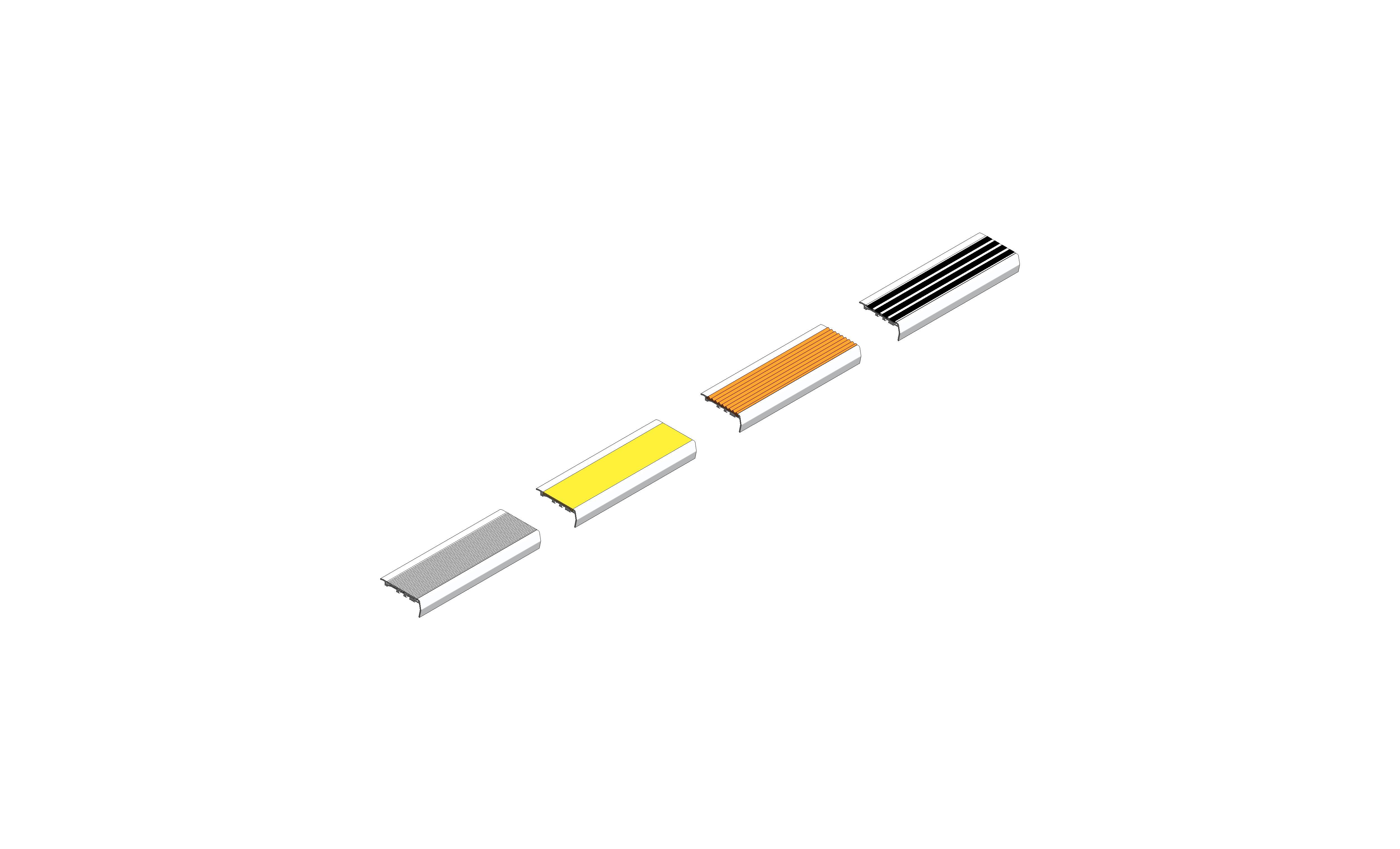 Image of Aluminium Stair Nosing - 129 & 429