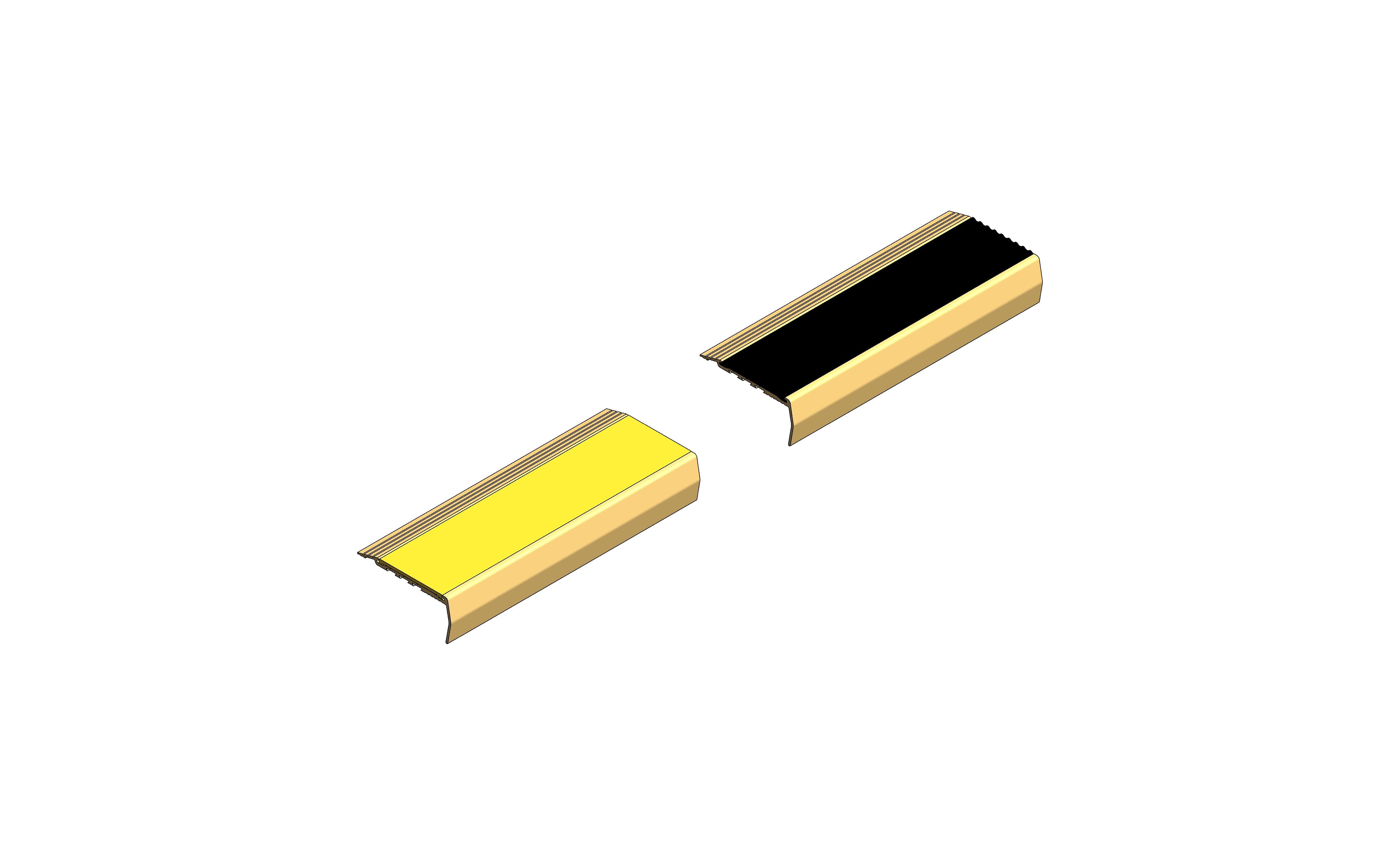Image of Solid Brass Stair Nosing - 142