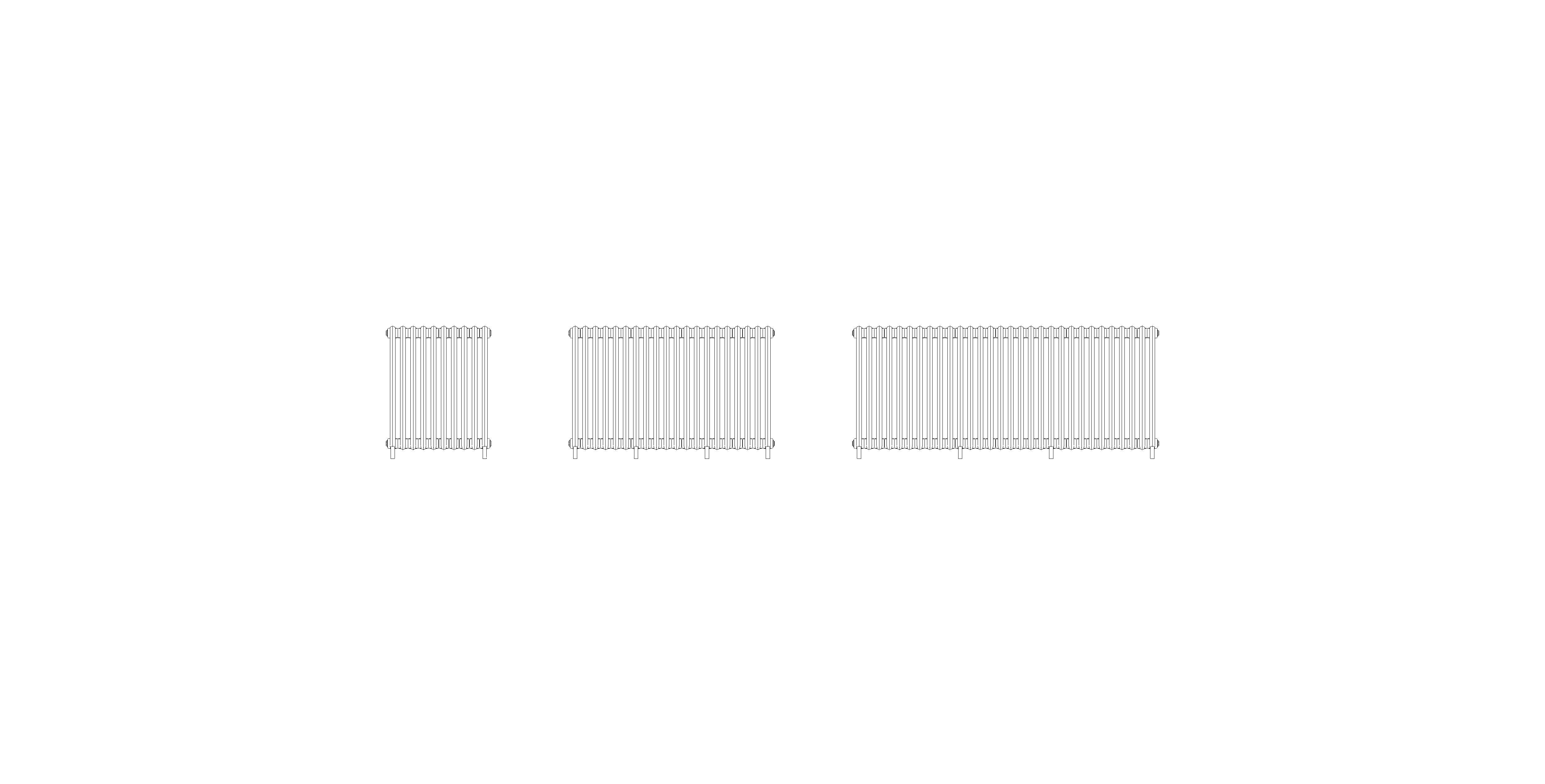 Product: Emmeline II 870mm Cast Iron Radiators