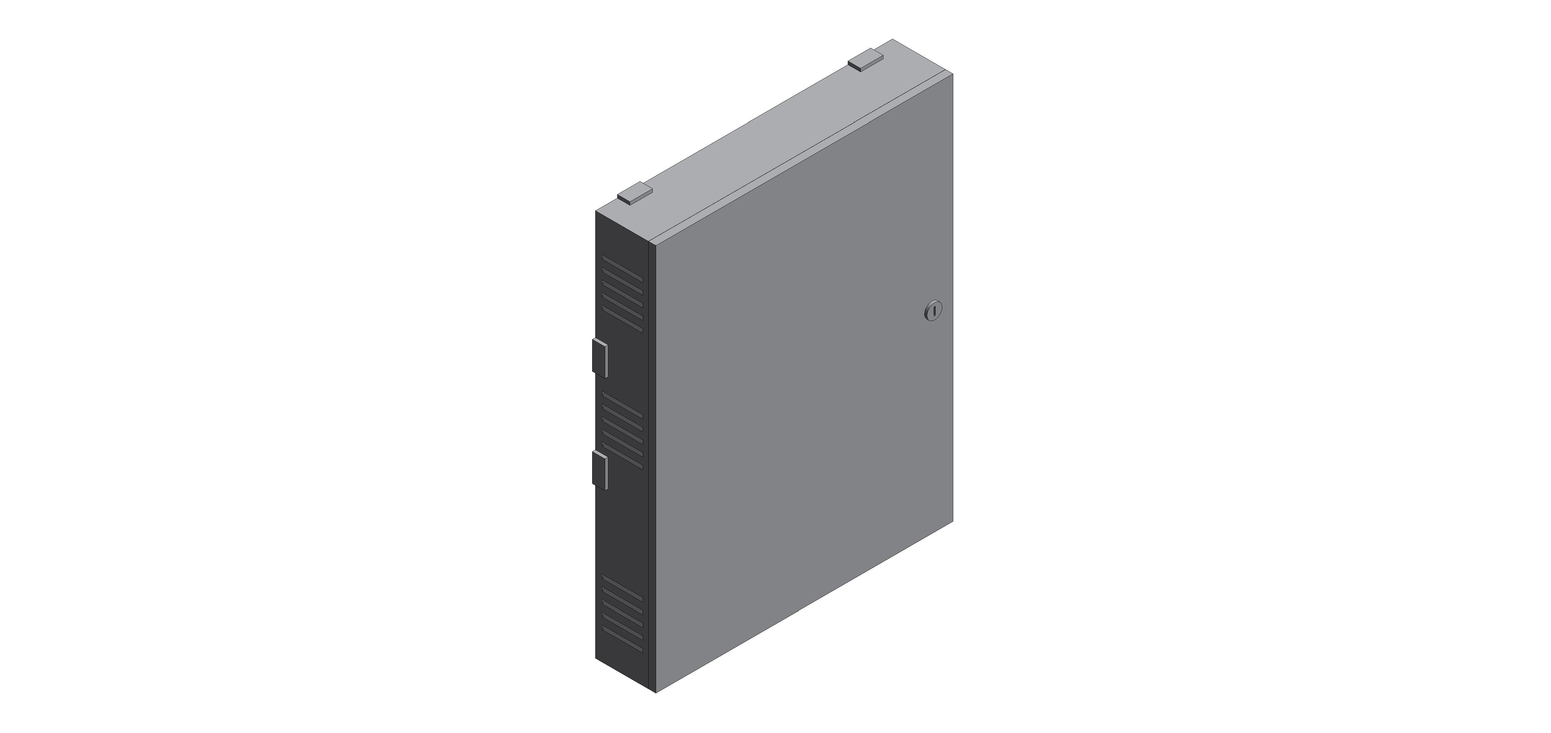 Product: Enclosure: 6-way - lockable enclosure with DIN rail