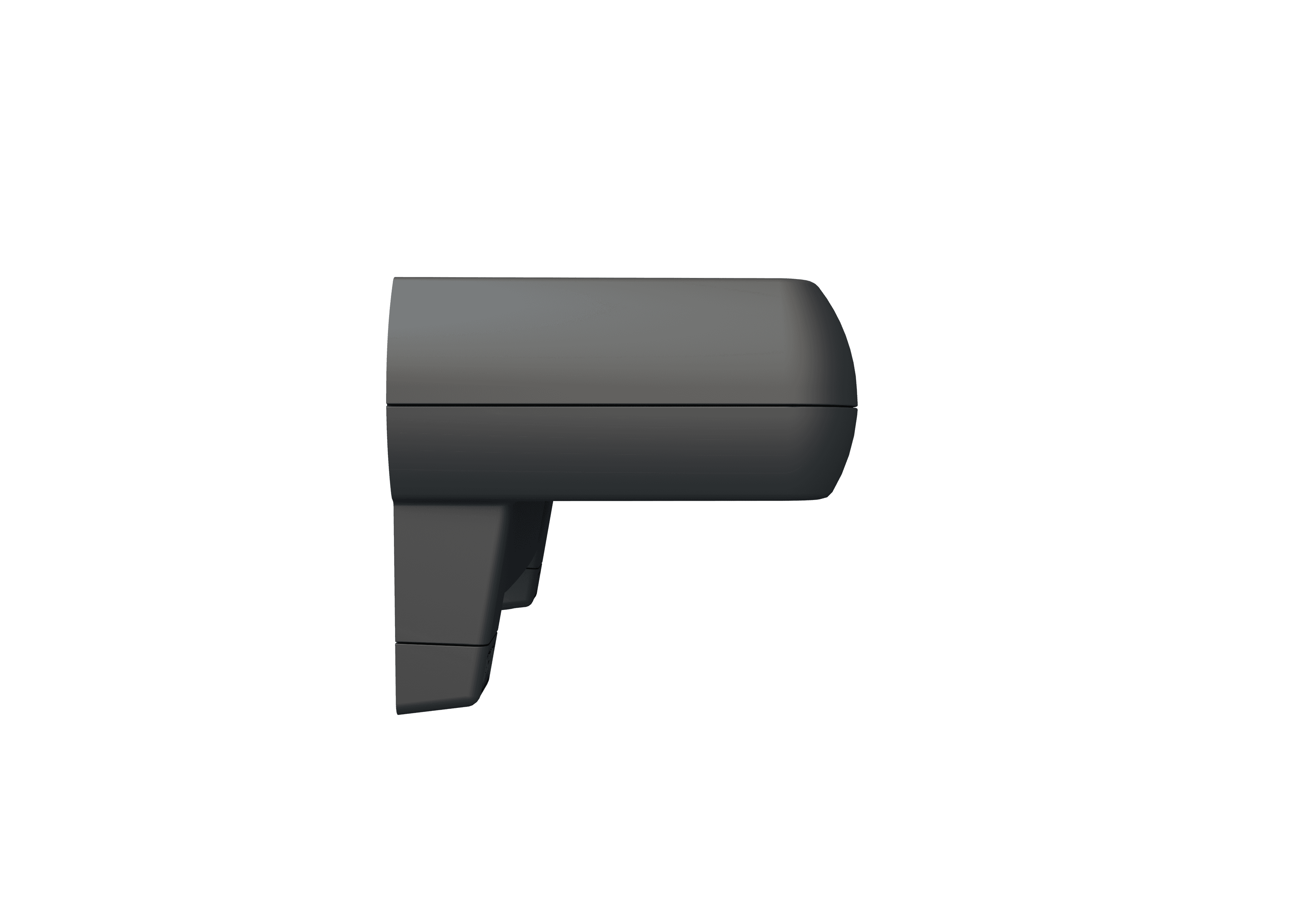 bimstore side image of the Crable Wireless Charging Shelf - No LED - Plug Sockets Type B
