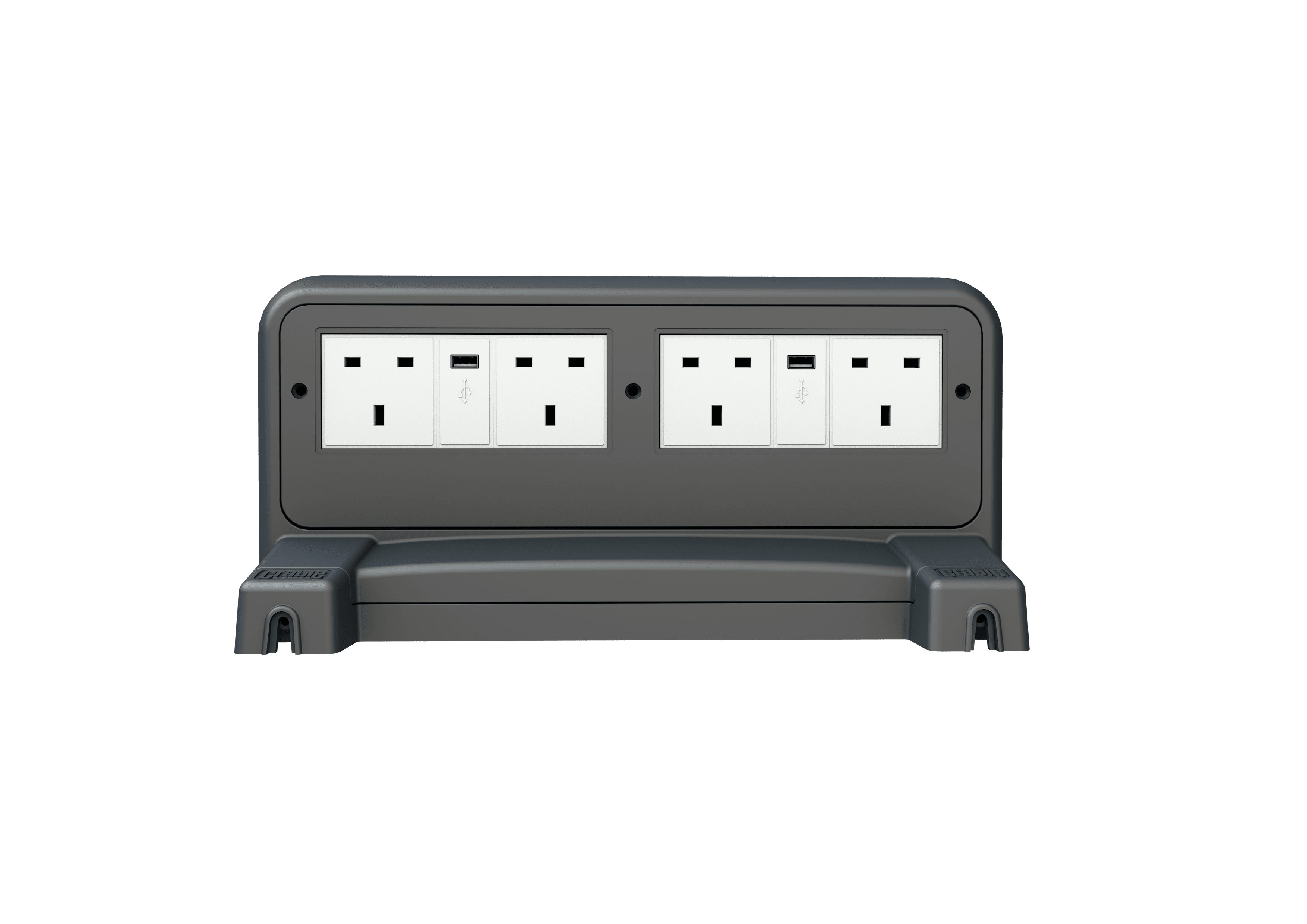 bimstore front image of the Crable Wireless Charging Shelf - No LED - Plug Sockets Type G