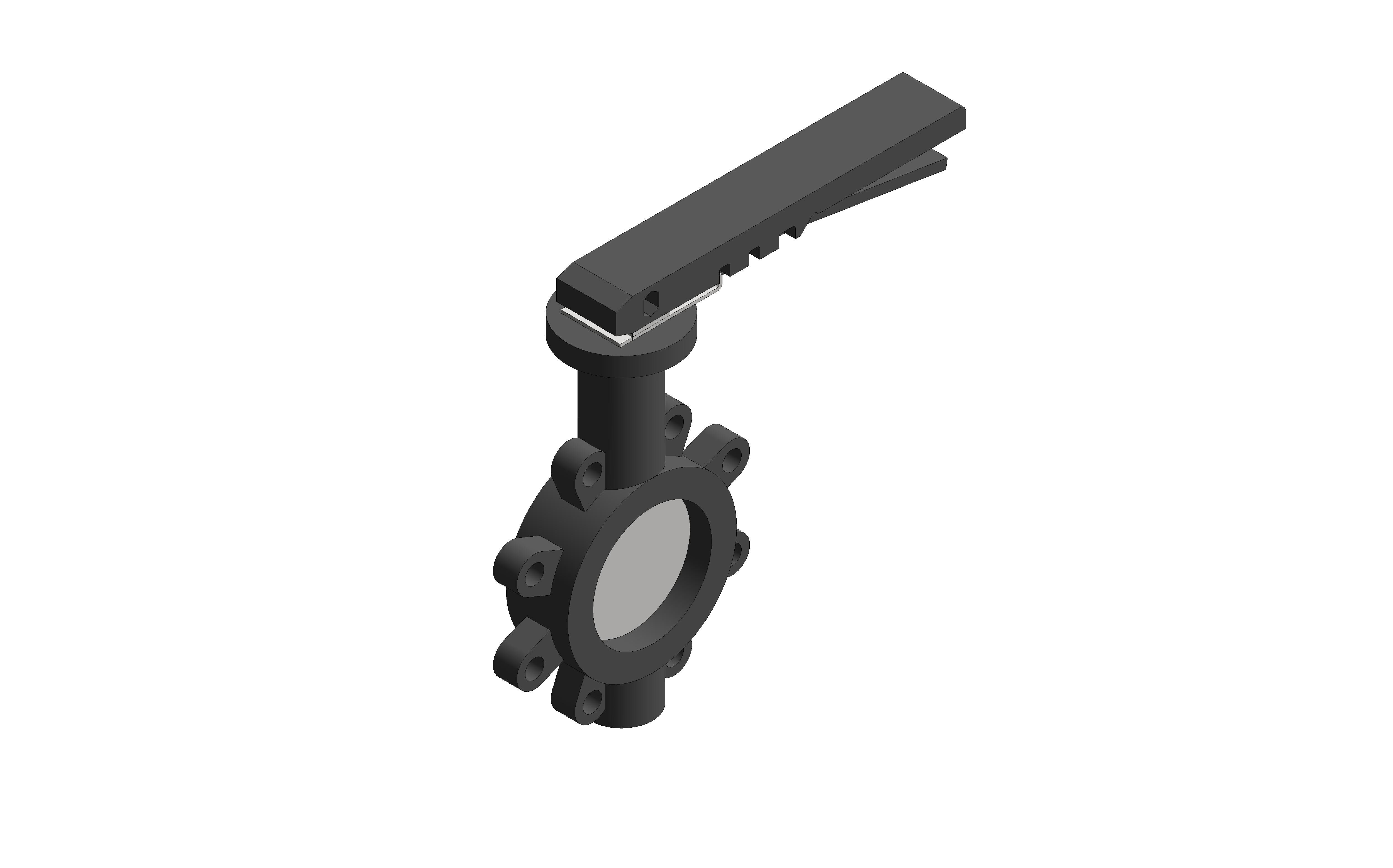 Product: F614, F624, F628 - Fully-Lugged Lever Operated Butterfly Valves – Ductile Iron (2026 Onwards)