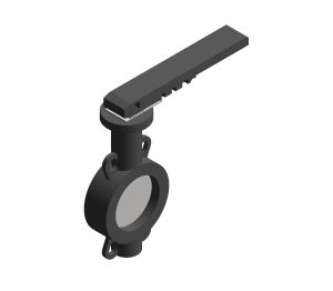 Product: F646L, F641L, F656L, F651L, F676L - Semi-Lugged Wafer Pattern Lever Operated Butterfly Valves – Ductile Iron
