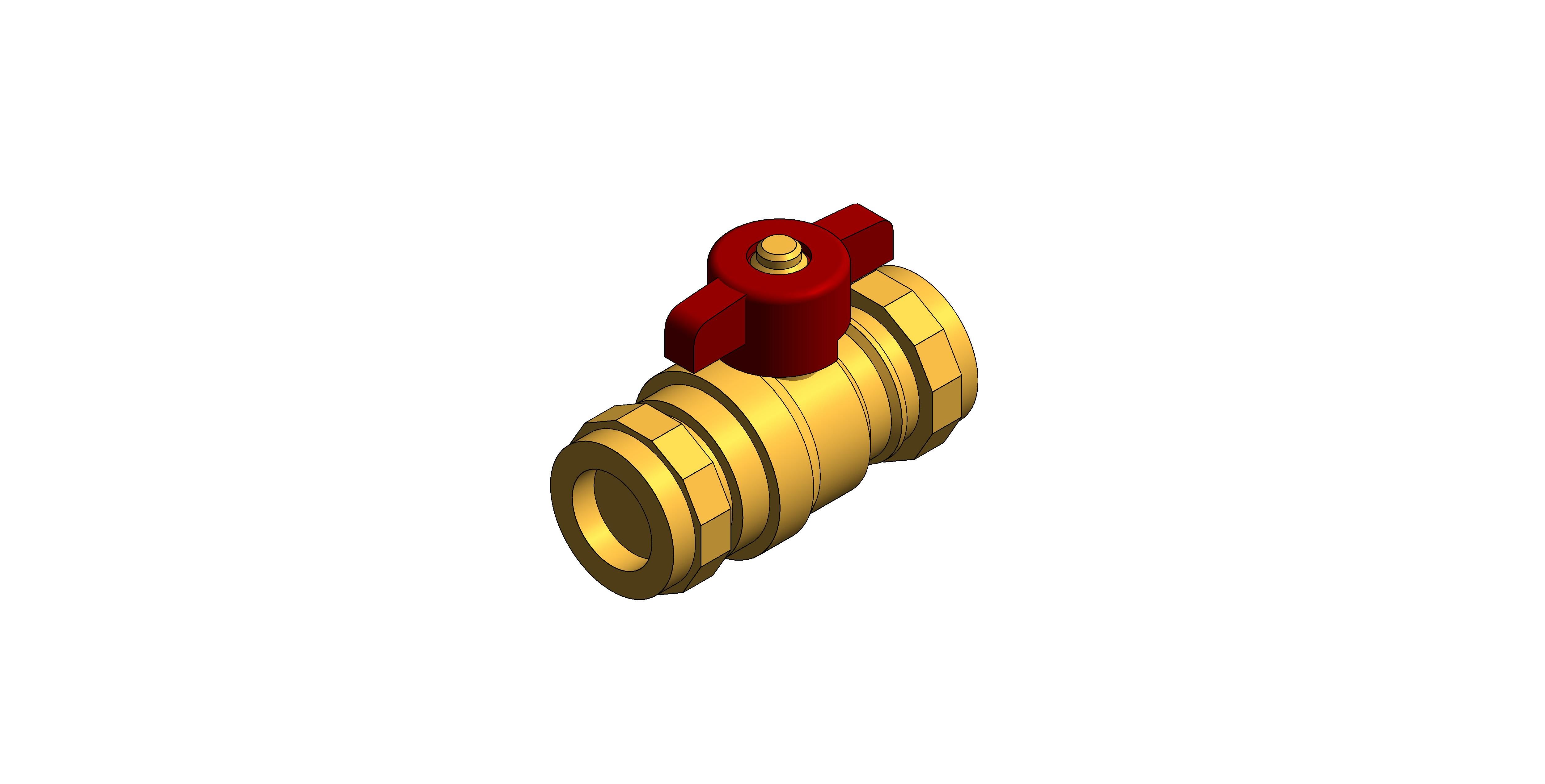 Product: D171CT - T-Handle Ball Valve - Bronze