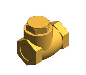 Product: D140W - Swing Check Valve - Bronze