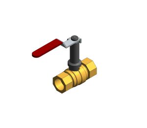 Product: D171ACEXS - Extended Stem Ball Valve - DZR Brass