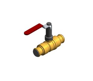 Product: D171AEXS.PF - Ball Valve With Extension Stem Lever - DZR