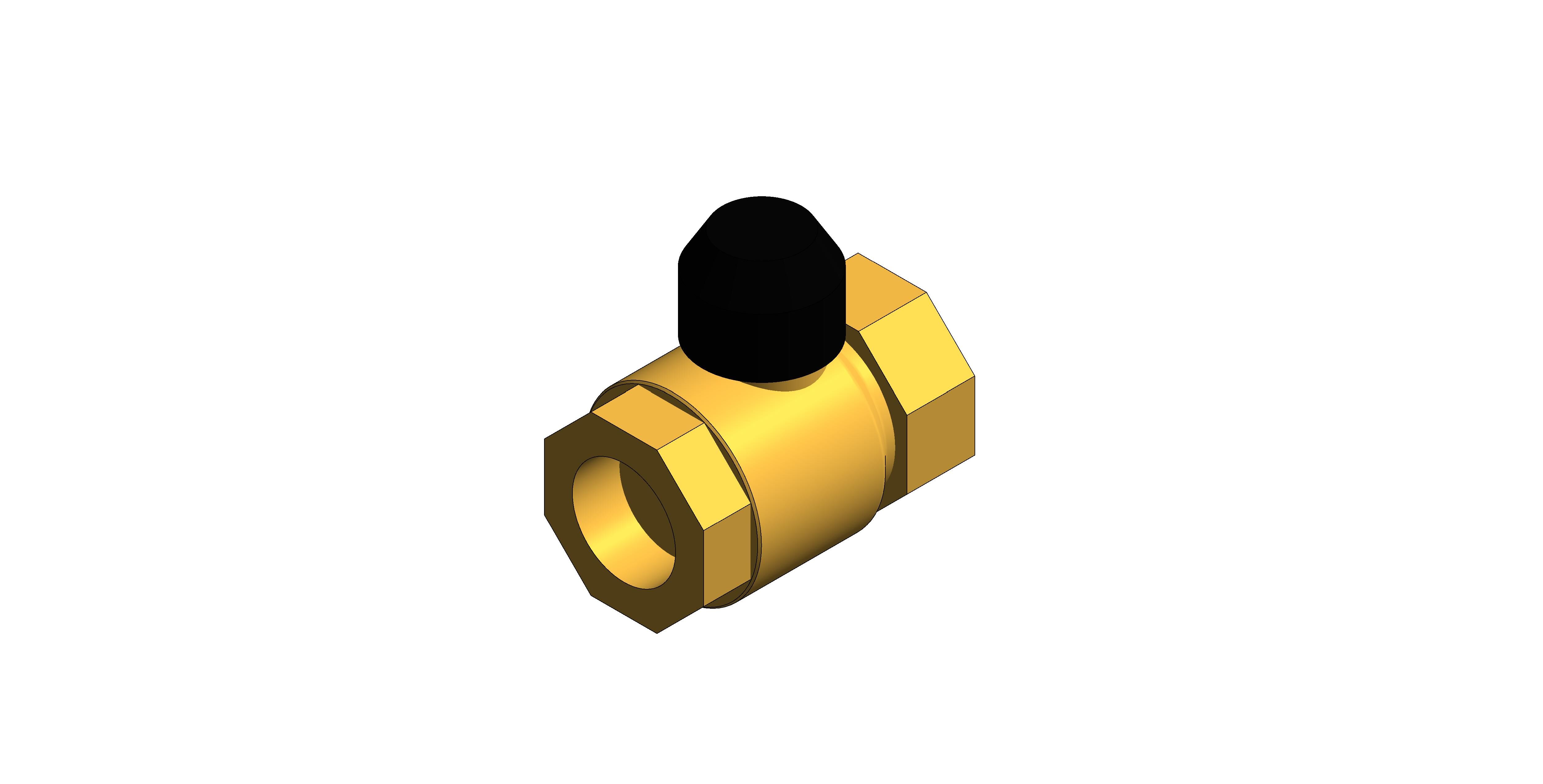 Product: D171LS - Lockshield Ball Valve - Bronze