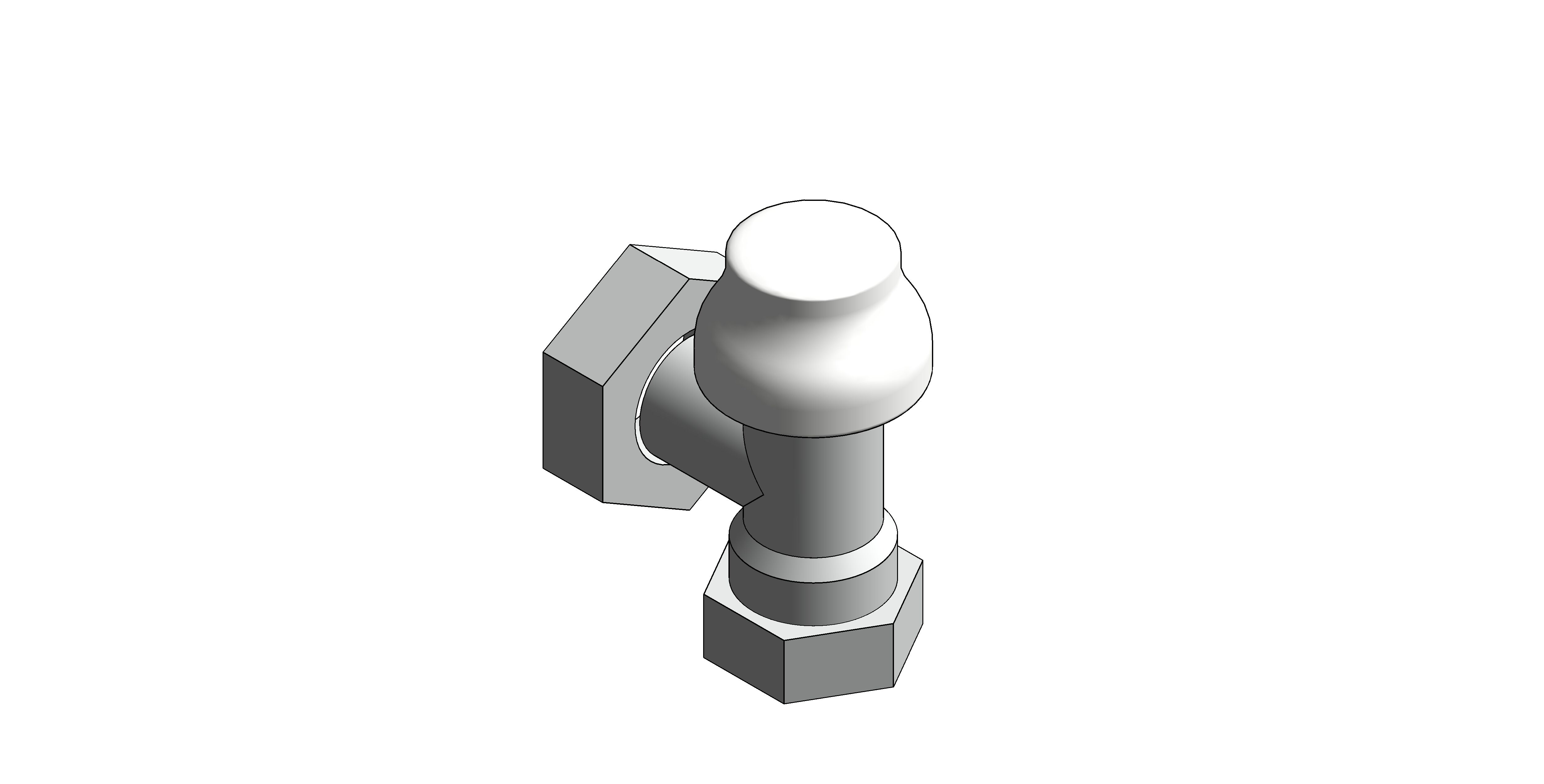 D887 - Angle Lockshield Valve