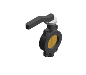 Product: F611 - Semi-Lugged lever Operated Butterfly Valves - Ductile Iron (2019-2025 Design)