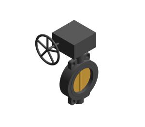 Product: F615 - Fully-Lugged Gearbox Operated Butterfly Valves - Ductile Iron (2019-2025 Design)