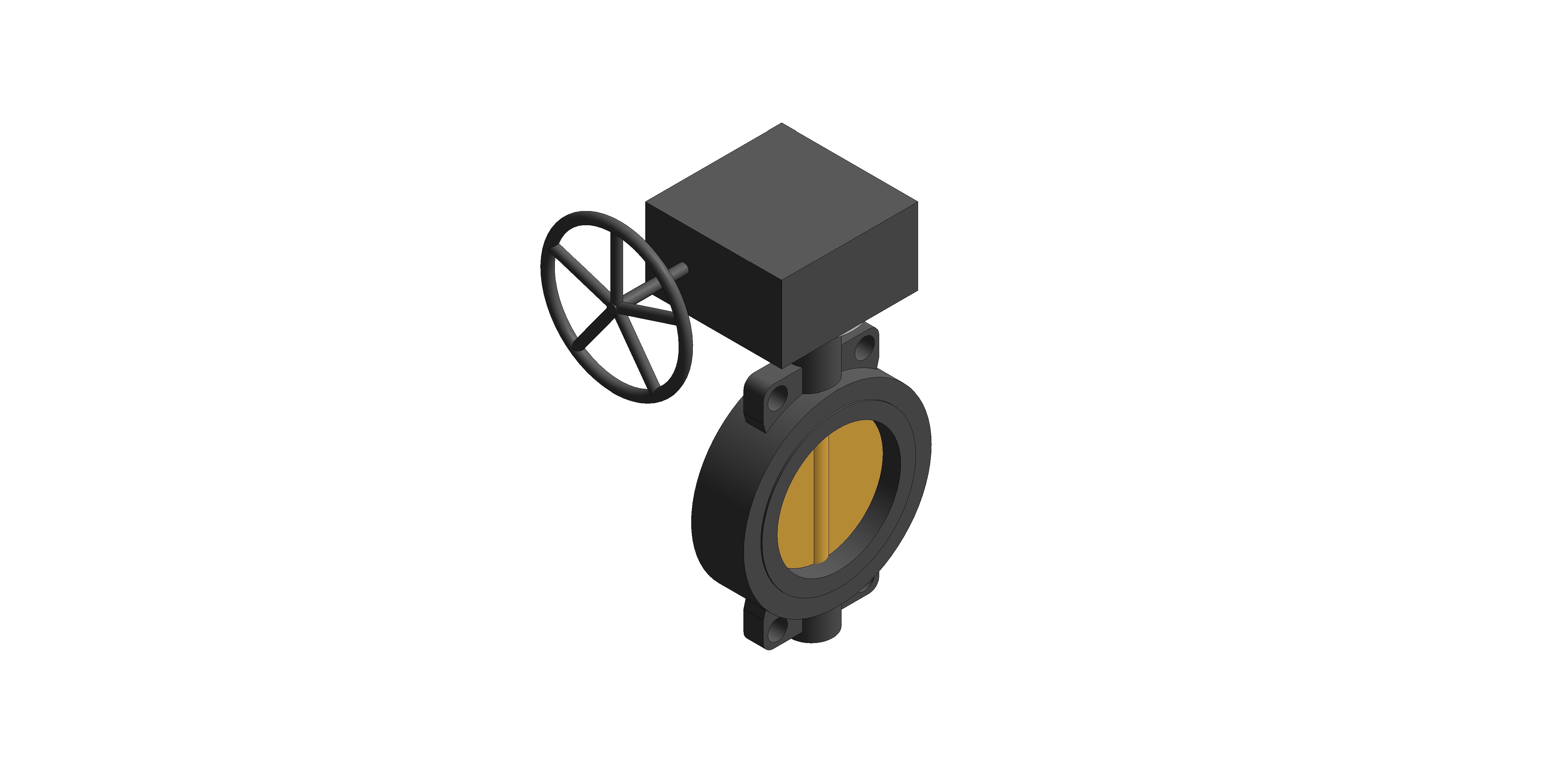 Product: F615 - Fully-Lugged Gearbox Operated Butterfly Valves - Ductile Iron (2019-2025 Design)