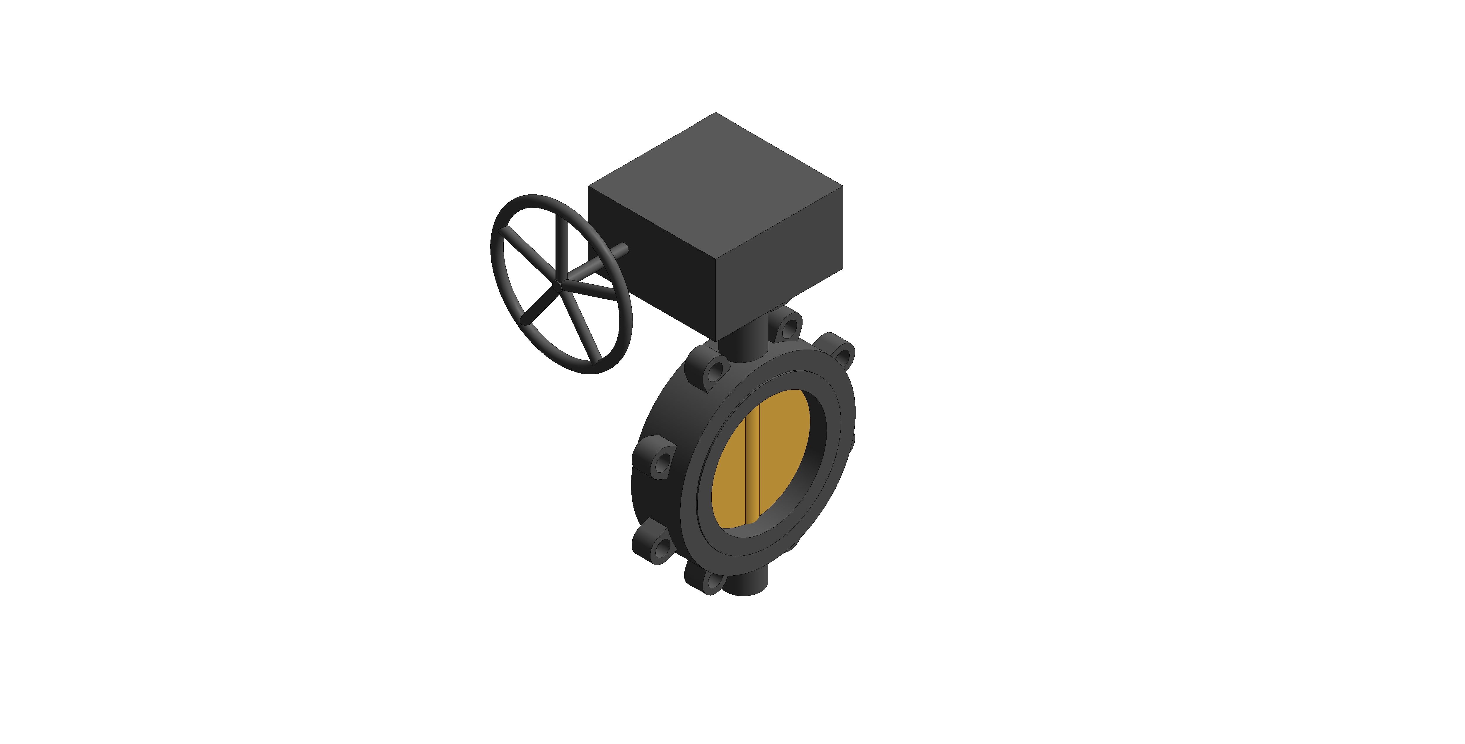 Product: F625 - Fully-Lugged Gearbox Operated Butterfly Valves - Ductile Iron (2019-2025 Design)
