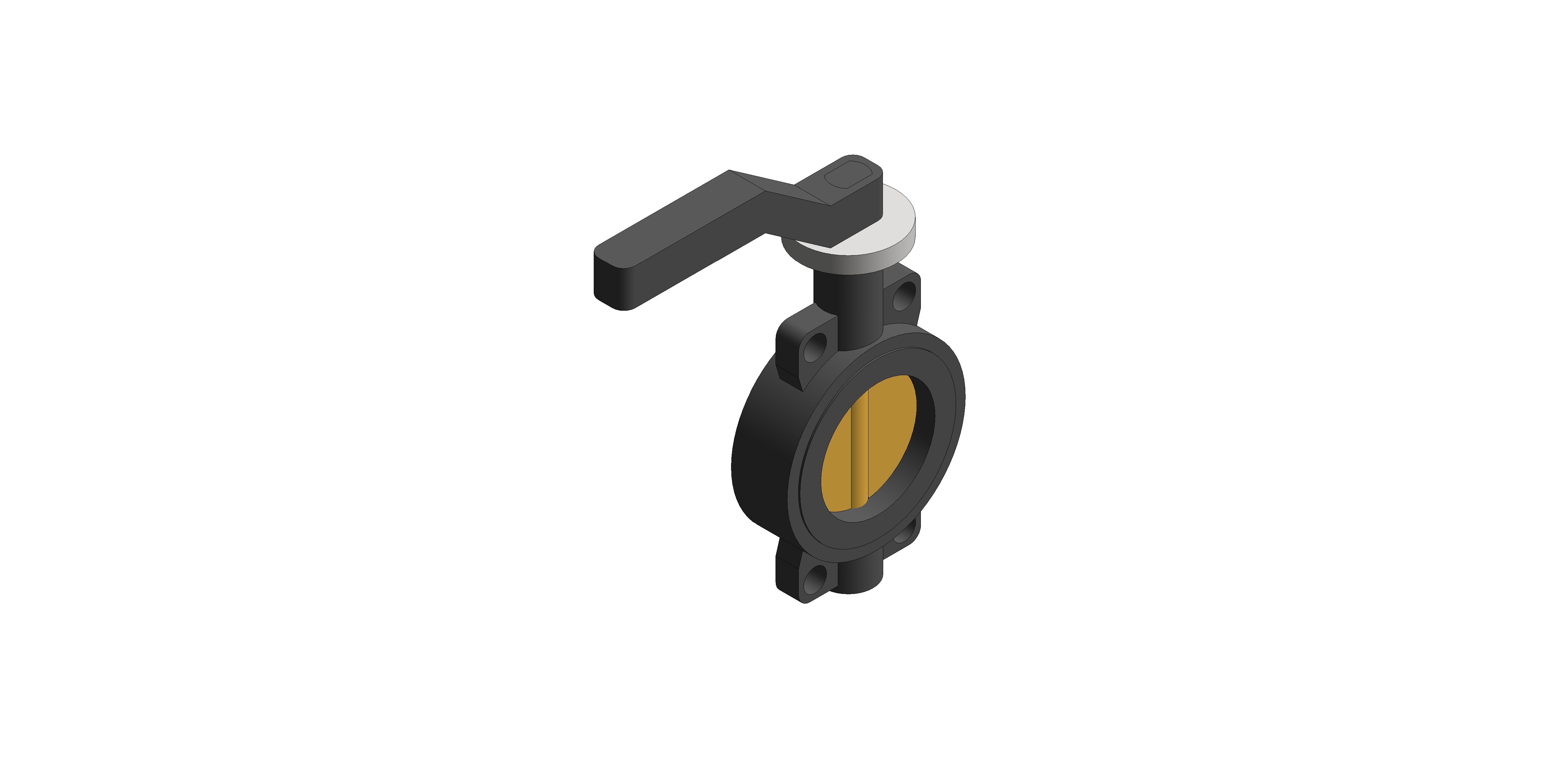Product: F626 - Semi-Lugged Lever Operated Butterfly Valves - Ductile Iron (2019-2025 Design)