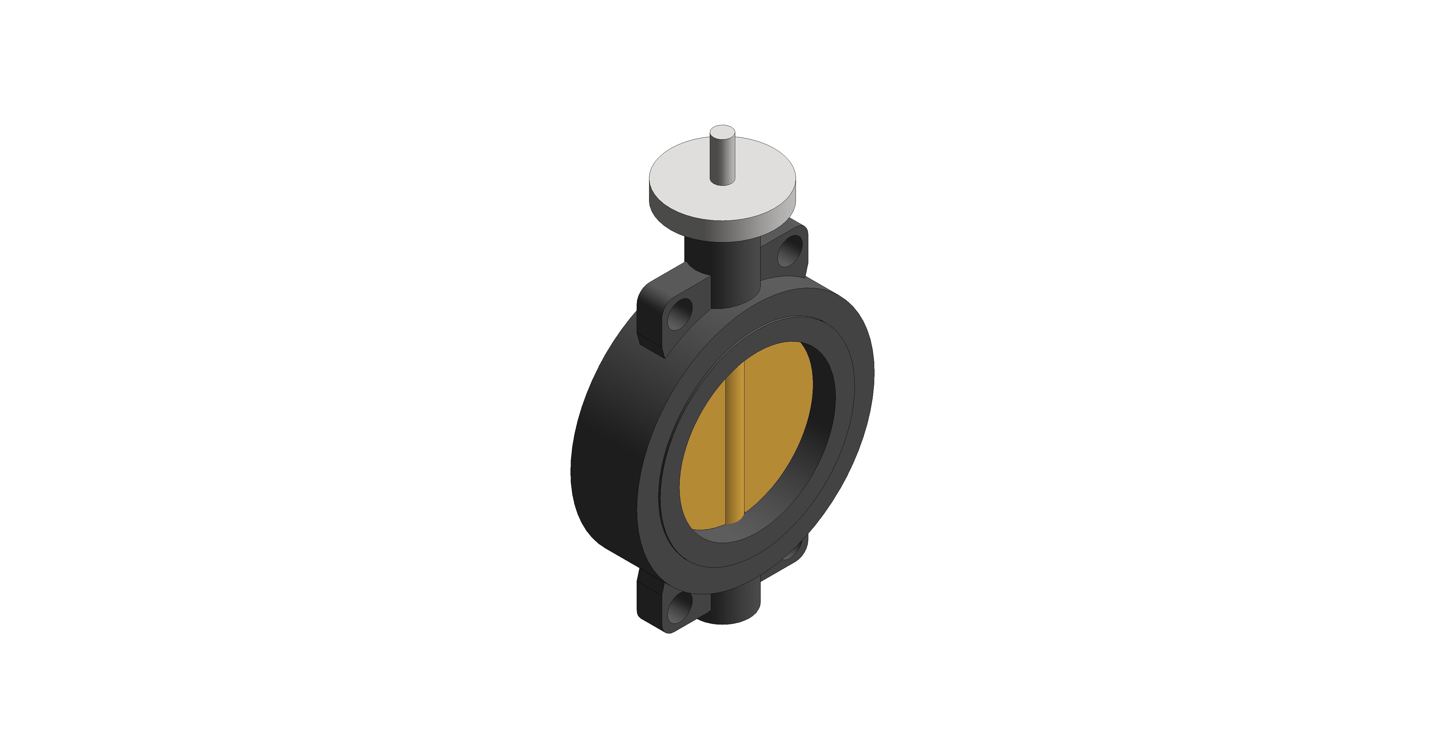 Product: F626B - Semi-Lugged Bareshaft Butterfly Valves - Ductile Iron (2019-2025 Design)