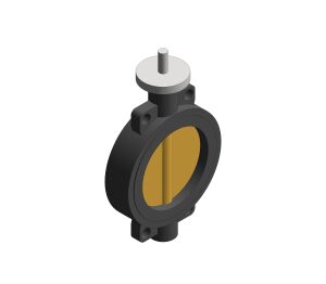 Product: F628B - Fully-Lugged Bareshaft Butterfly Valves - Ductile Iron (2019-2025 Design)