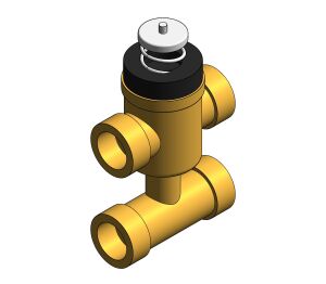 D104B - 4 Port Control Valve