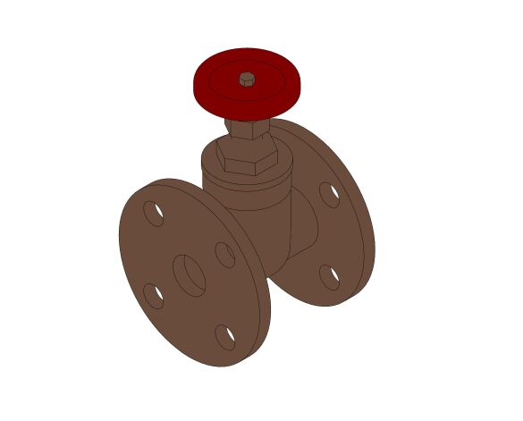 Product: D162 - Gate Valve - Bronze