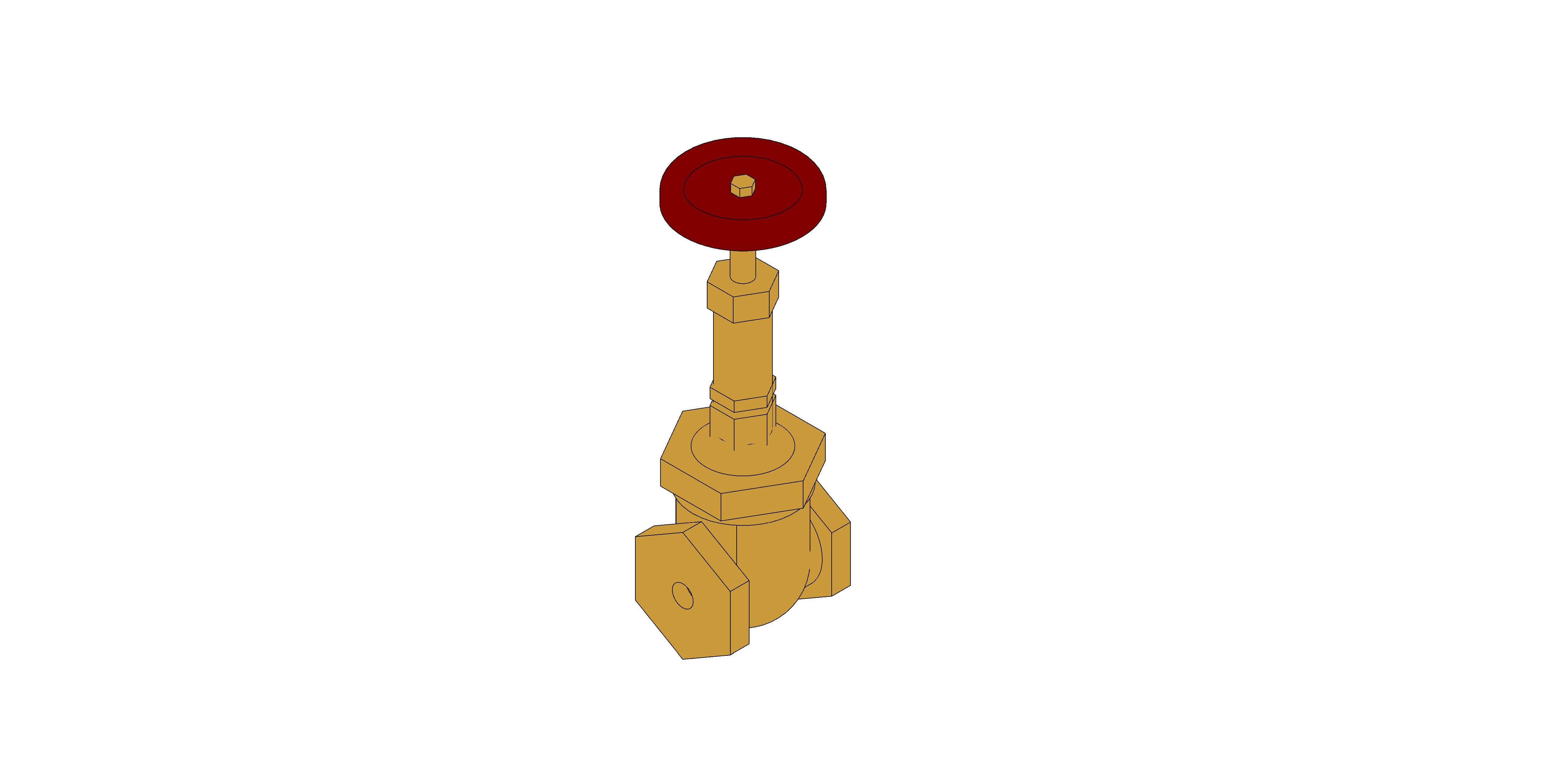 Product: D180 - Gate Valve - Bronze