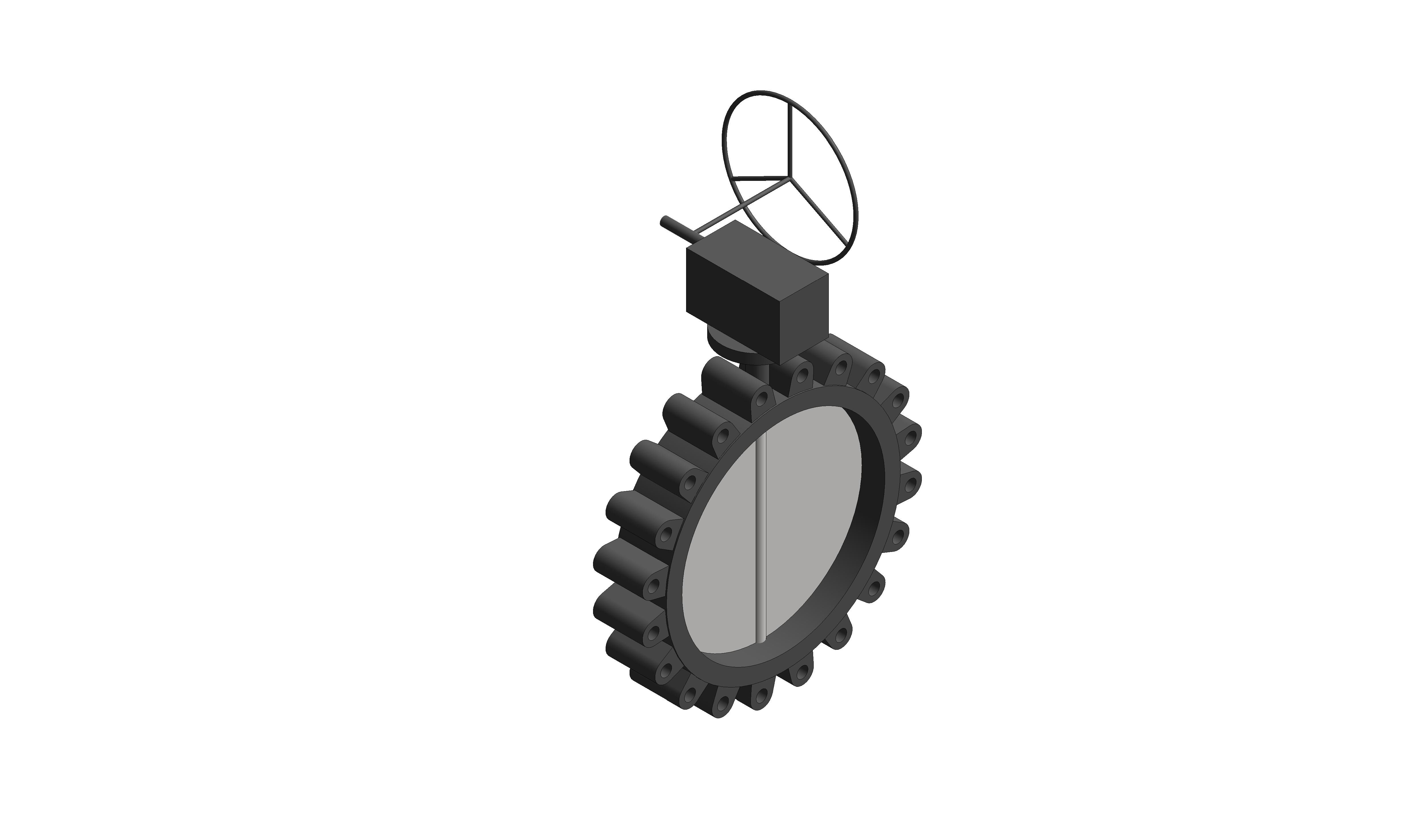 Product: F635 - Butterfly Valve - Fully Lugged Gearbox Operated