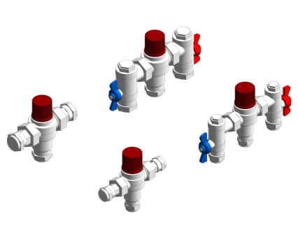 Image of Thermostatic Mixing Valves - D1088 / D1089