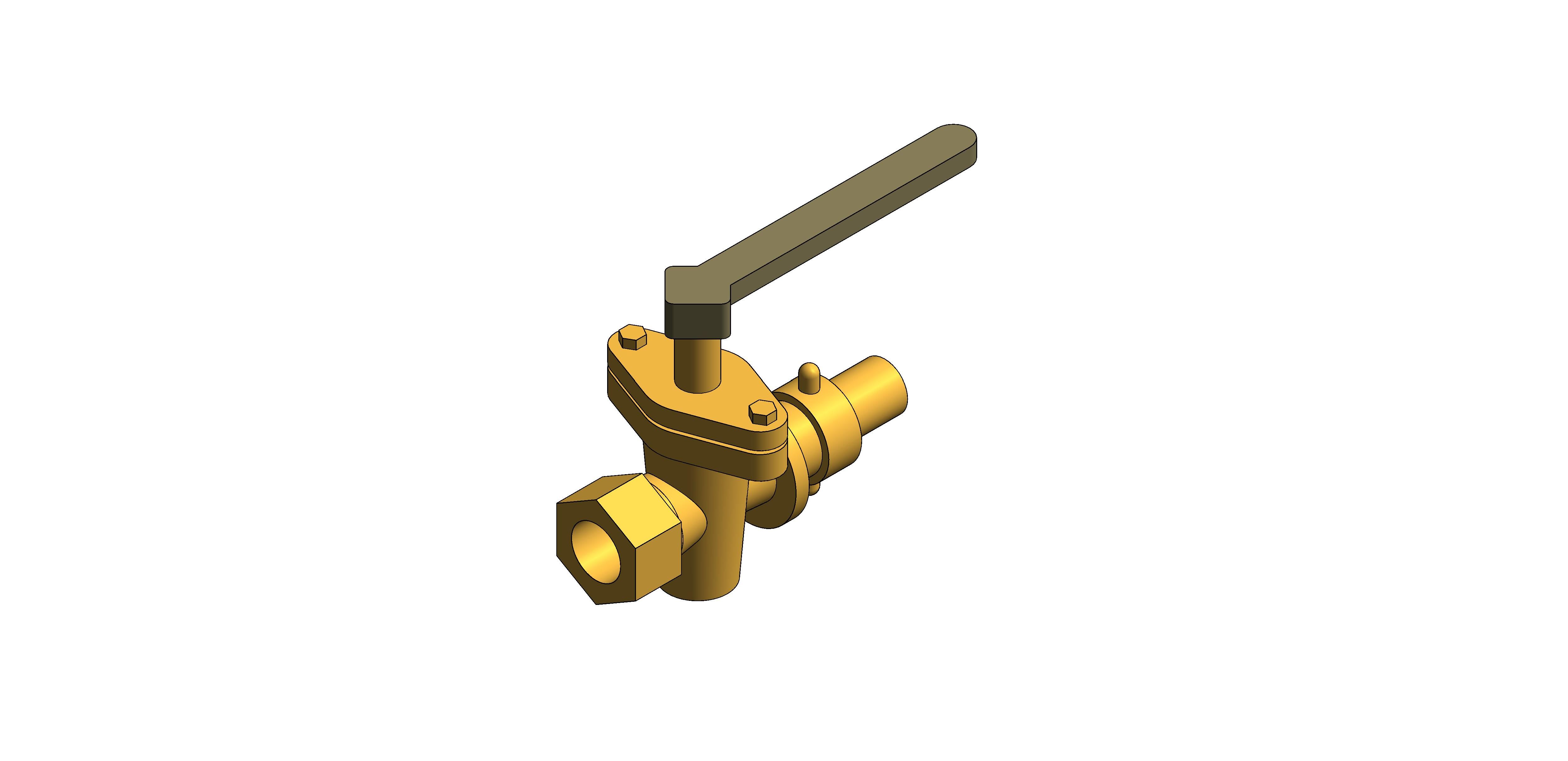 Product: D344 - Bronze Gland Pattern Draw-Off Cock