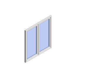 Product: Traditional 2500 French Door (F1 - Open In)