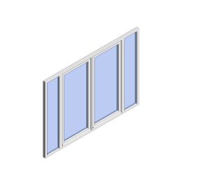 Product: Traditional 2500 French Door (F4 - Open In)