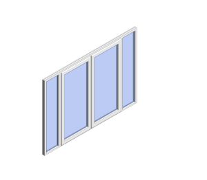 Product: Traditional 2500 French Door (F4 - Open Out)