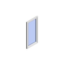 Product: Traditional 2500 Residential Door (R1 - Open In)