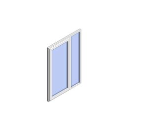 Product: Traditional 2500 Residential Door (R4 - Open Out)