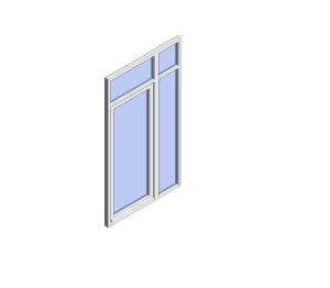 Product: Traditional 2500 Residential Door (R5 - Open In)