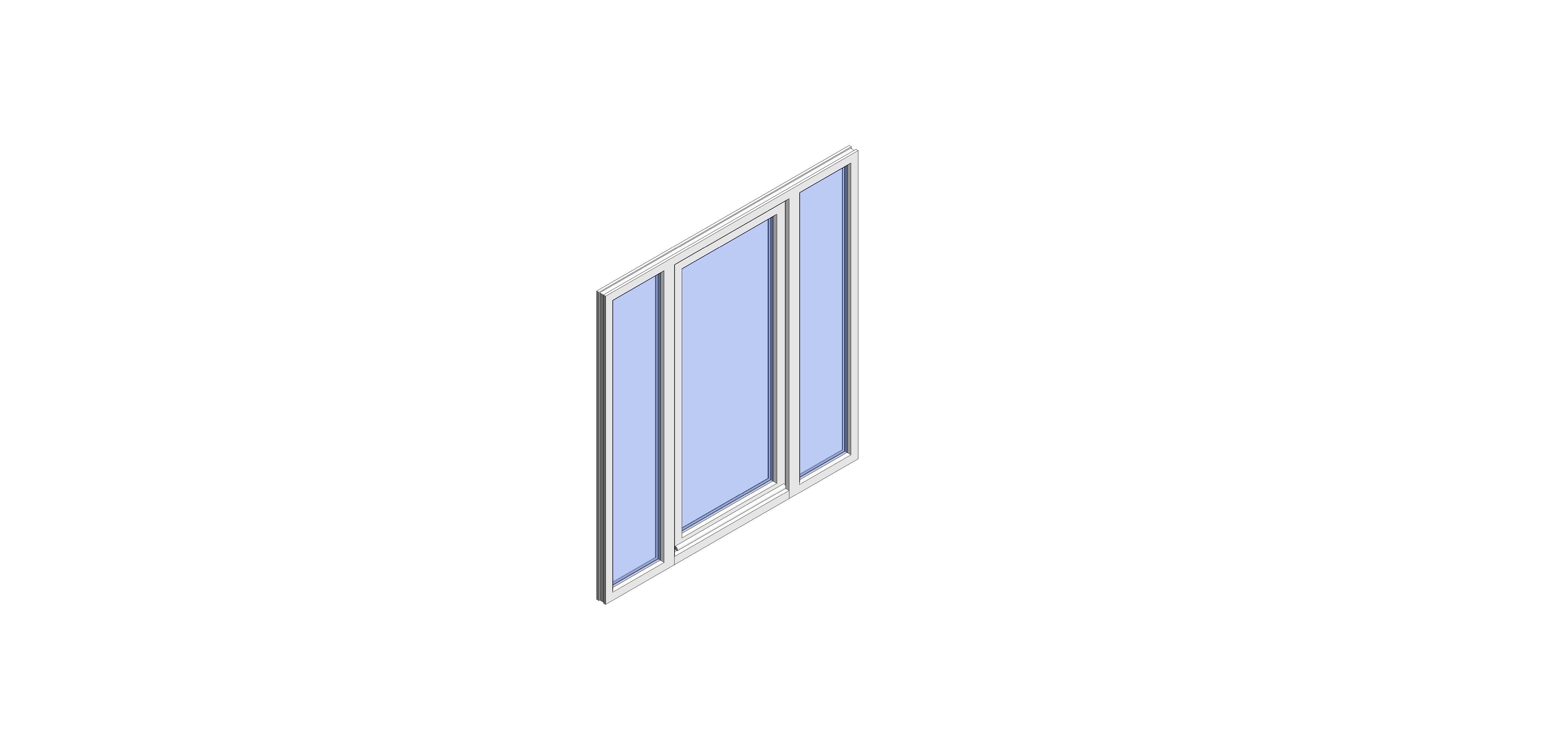 Product: Traditional 2500 Residential Door (R6 - Open In)