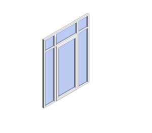 Product: Traditional 2500 Residential Door (R7 - Open Out)