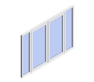 Product: Heritage 2800 Flush French Door (F4 - Open Out)