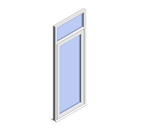 Product: Heritage 2800 Residential Flush Door (R3 - Open Out)