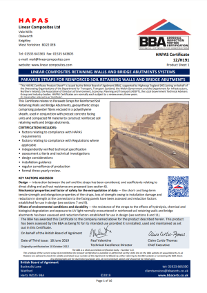 BBA Certificates