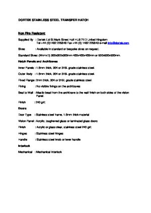 Technical Data Sheet